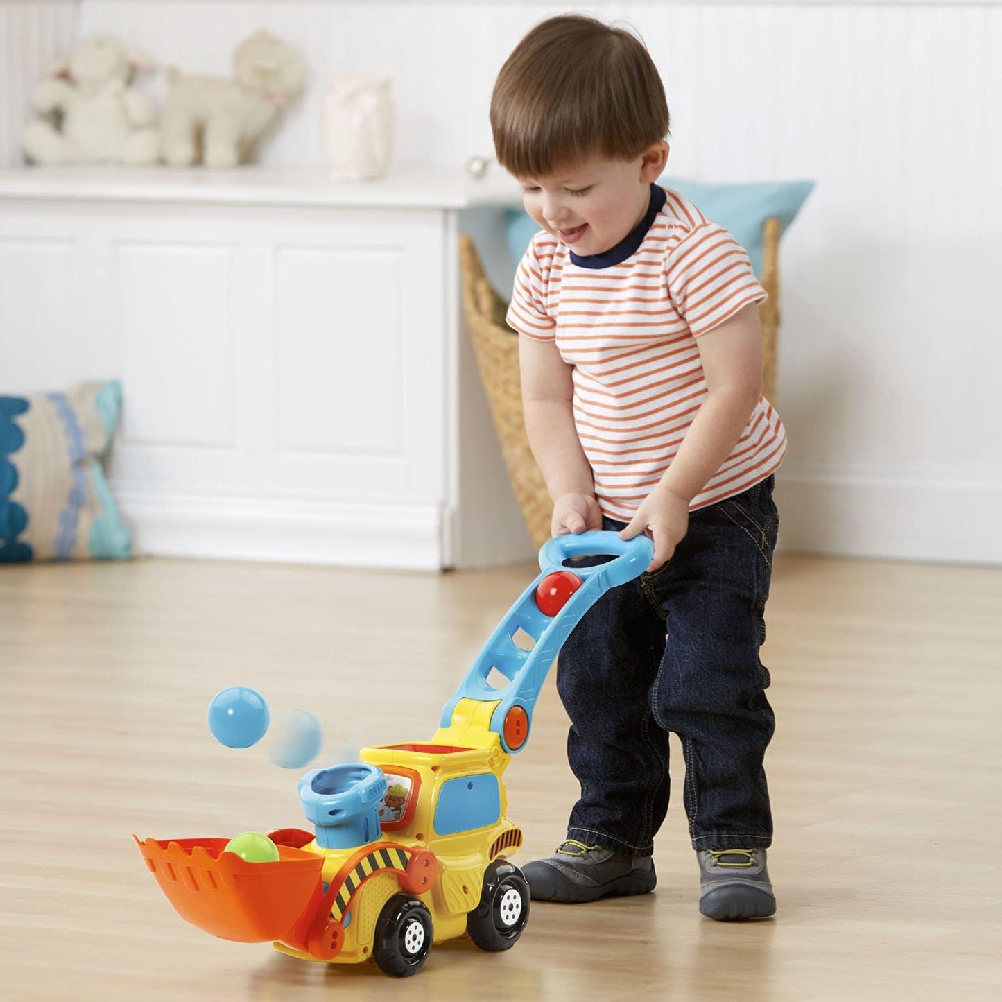 Pop-A-Balls Push & Pop Bulldozer