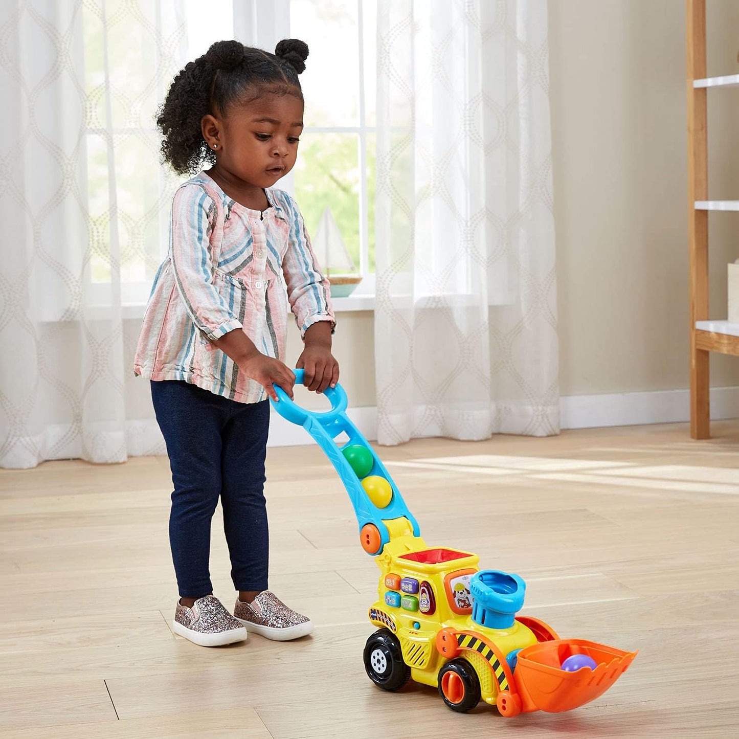 Pop-A-Balls Push & Pop Bulldozer