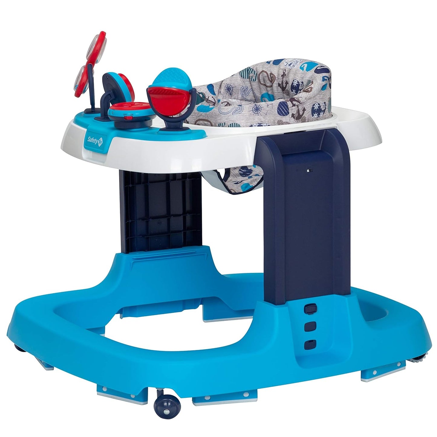 Ready, Set, Walk Dx Developmental Baby Walker with Wheels, Baby Toys, Nantucket