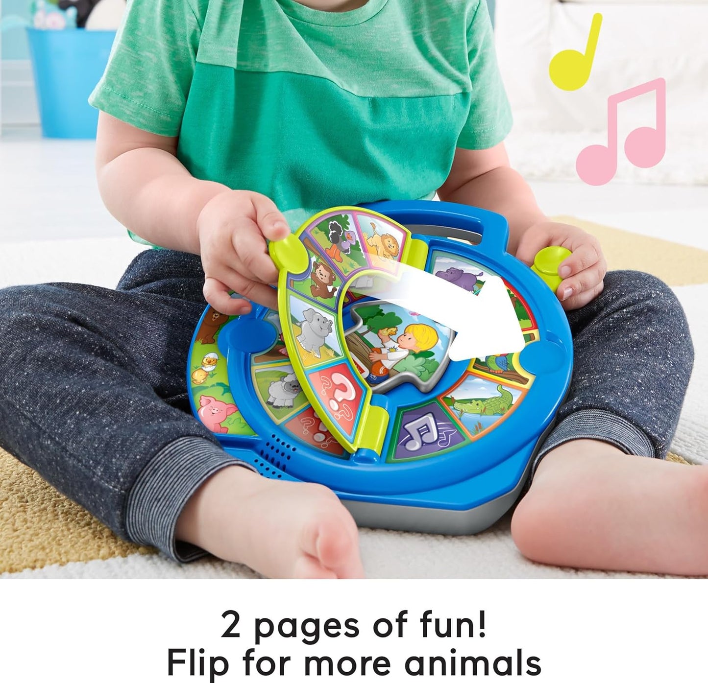 Little People Toddler Learning Toy World of Animals See ‘N Say with Music and Sounds for Ages 18+ Months