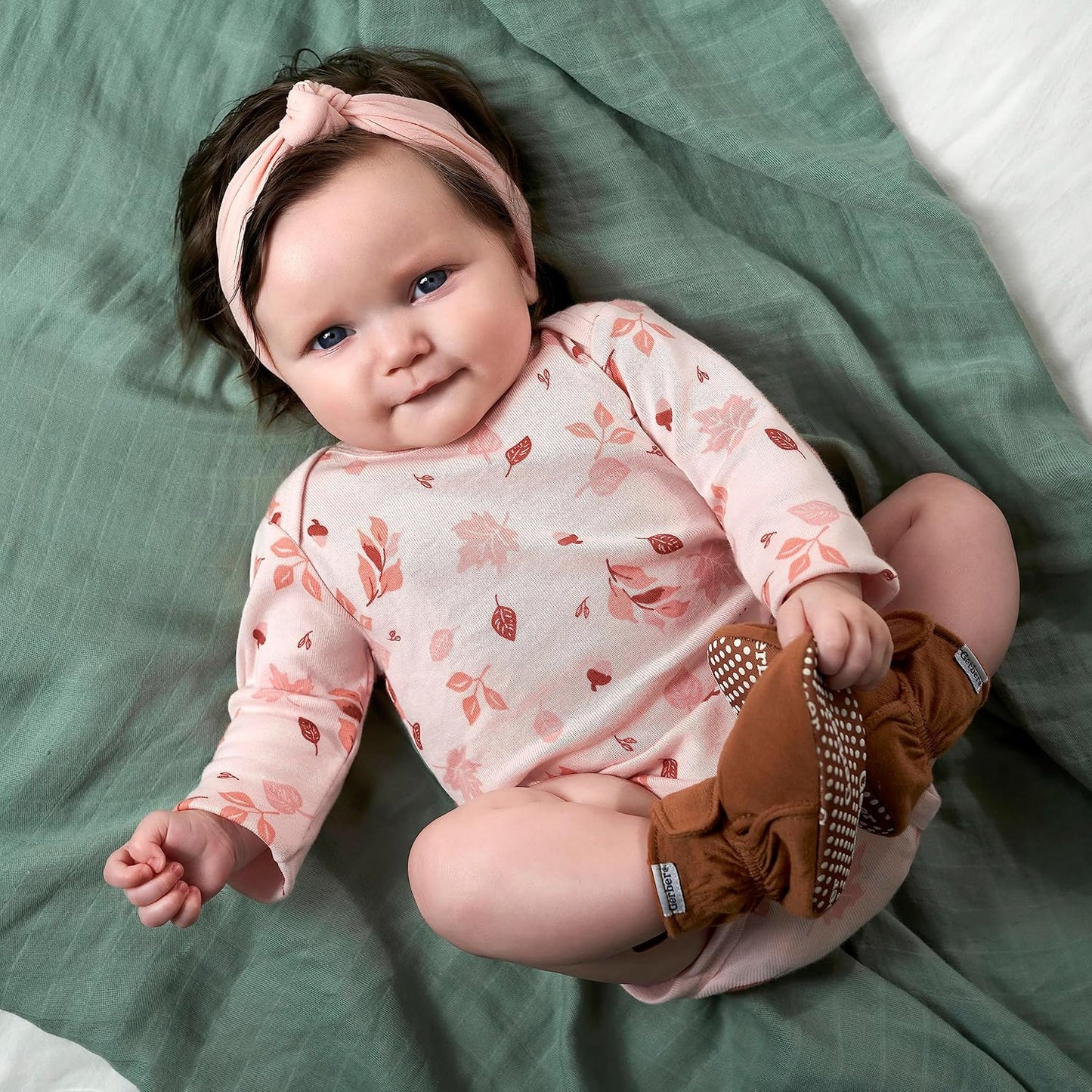 Baby Girls' 6-Pack Long-Sleeve Onesies Bodysuits