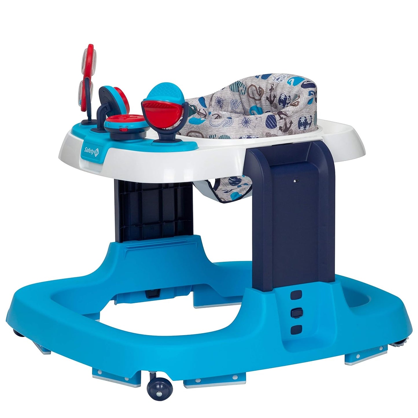 Ready, Set, Walk Dx Developmental Baby Walker with Wheels, Baby Toys, Nantucket