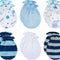 No Scratch Mittens and Caps 100% Cotton for Newborn Baby 0-6 Months Boys Girls