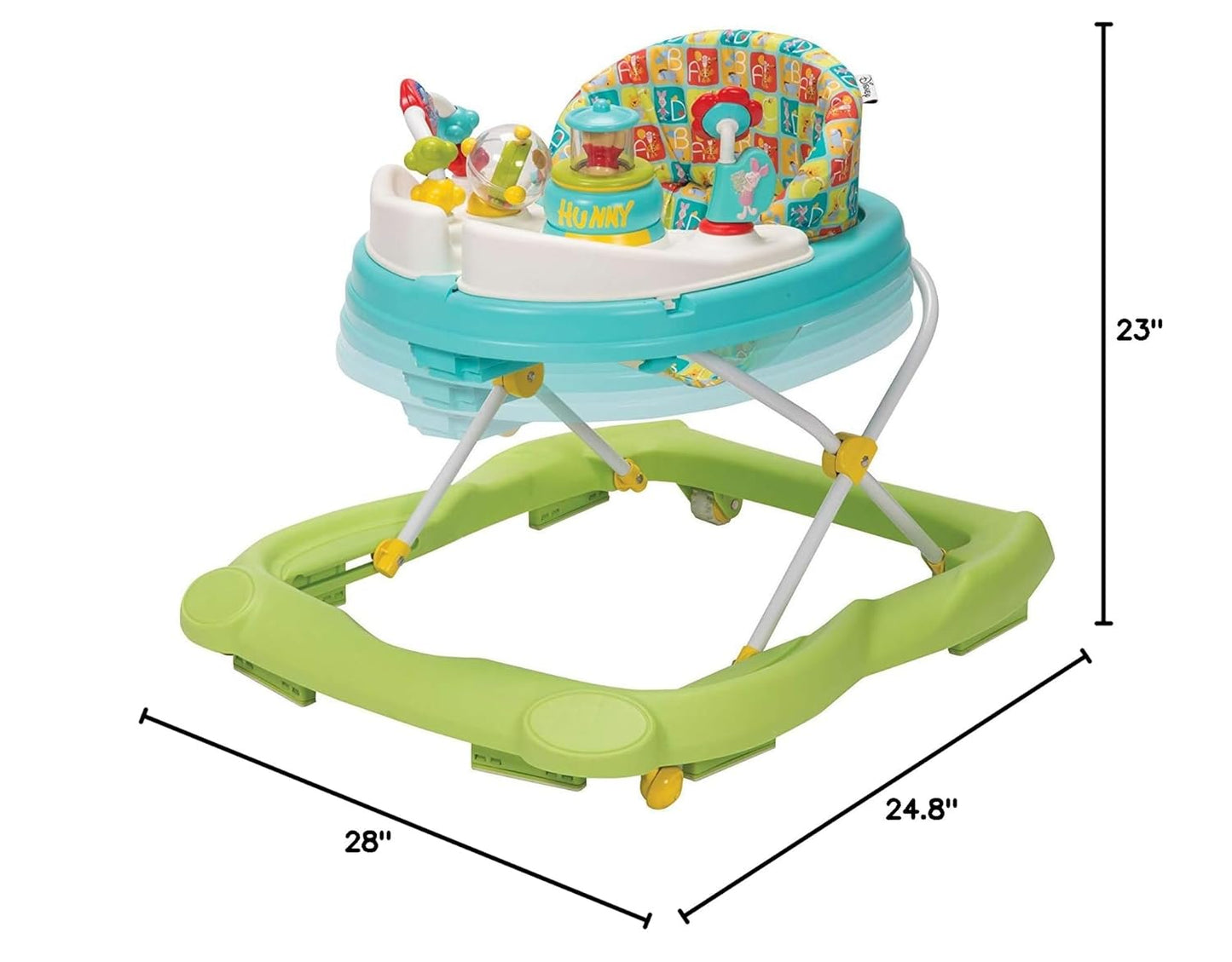 Baby Winnie the Pooh Toys Walker, Baby Walker with Wheels, Music & Lights, Bees Knees