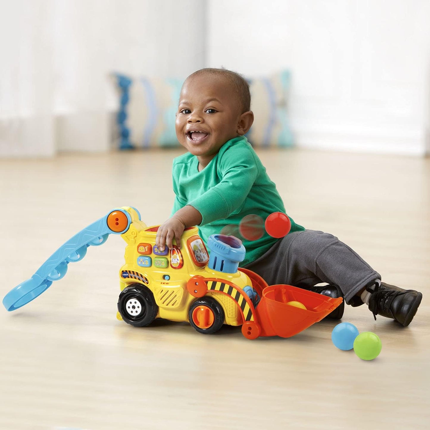Pop-A-Balls Push & Pop Bulldozer