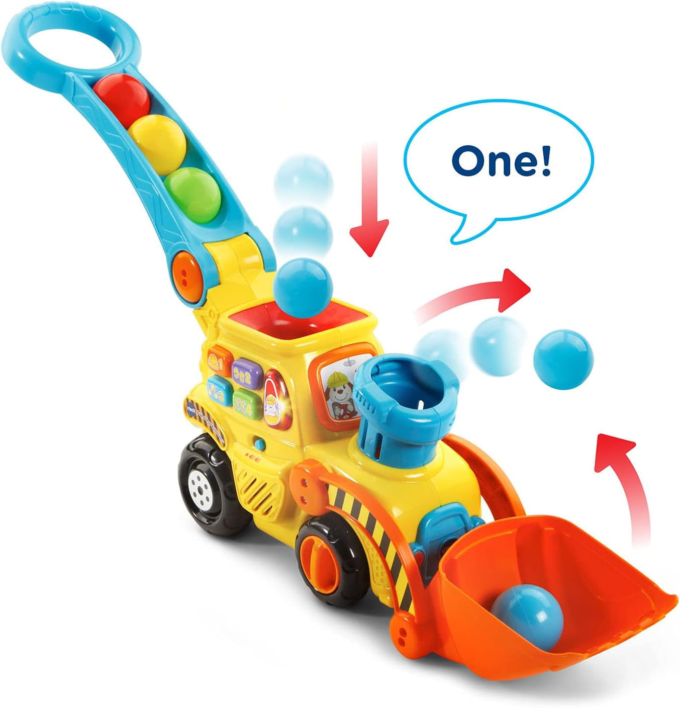 Pop-A-Balls Push & Pop Bulldozer
