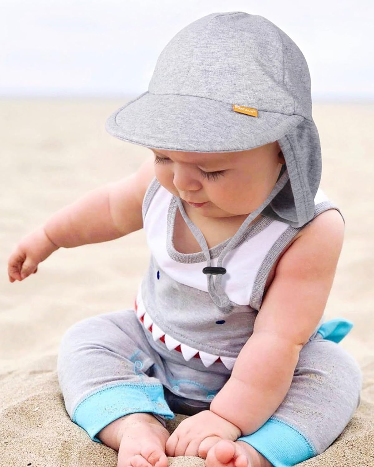 Baby Sun Hat UPF 50+ UV Ray Sun Protection Cotton Toddler Hats for Boys Girls