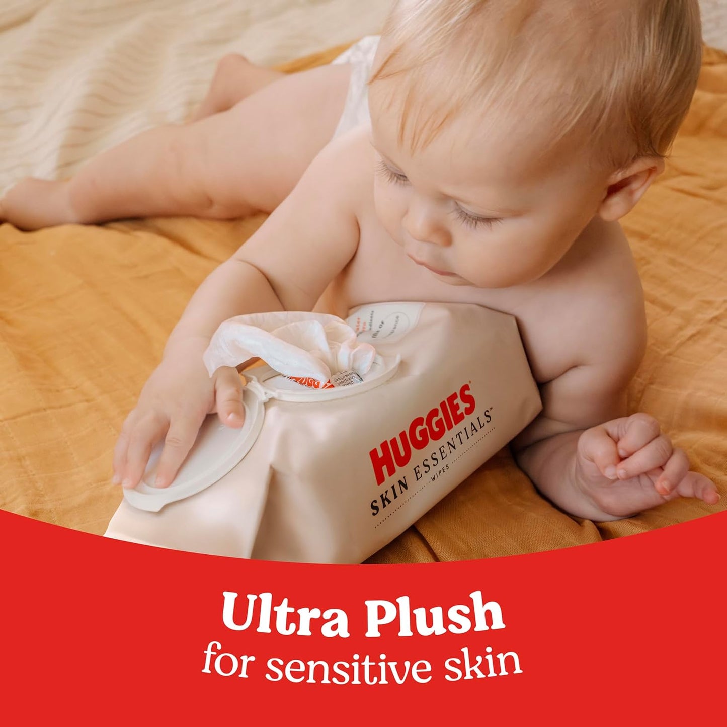 Skin Essentials Baby Wipes, Hypoallergenic, 99% Water, 6 Flip Top Packs (336 Wipes Total)