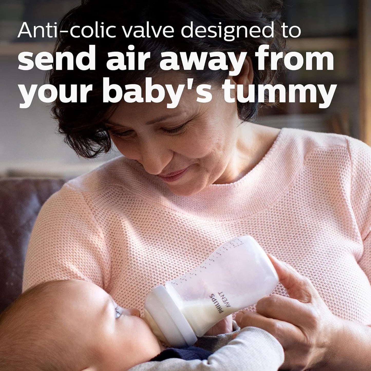 Philips Natural Baby Bottle with Natural Response Nipple, Newborn Baby Gift Set, SCD838/02