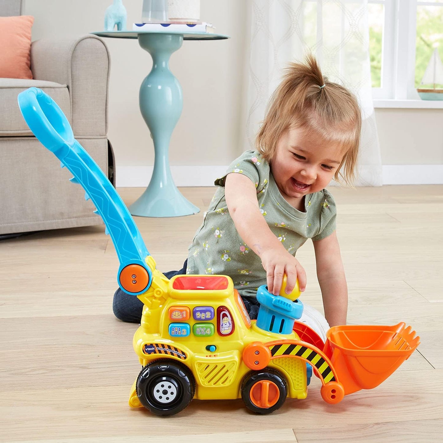 Pop-A-Balls Push & Pop Bulldozer