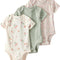 Unisex 3-Pack Short Sleeve Bodysuits Made with Organic Cotton