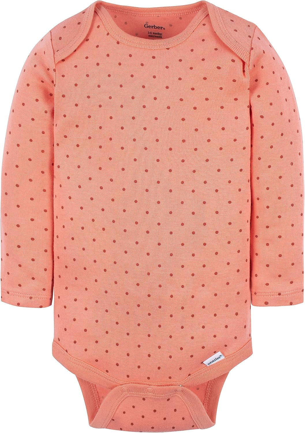 Baby Girls' 6-Pack Long-Sleeve Onesies Bodysuits