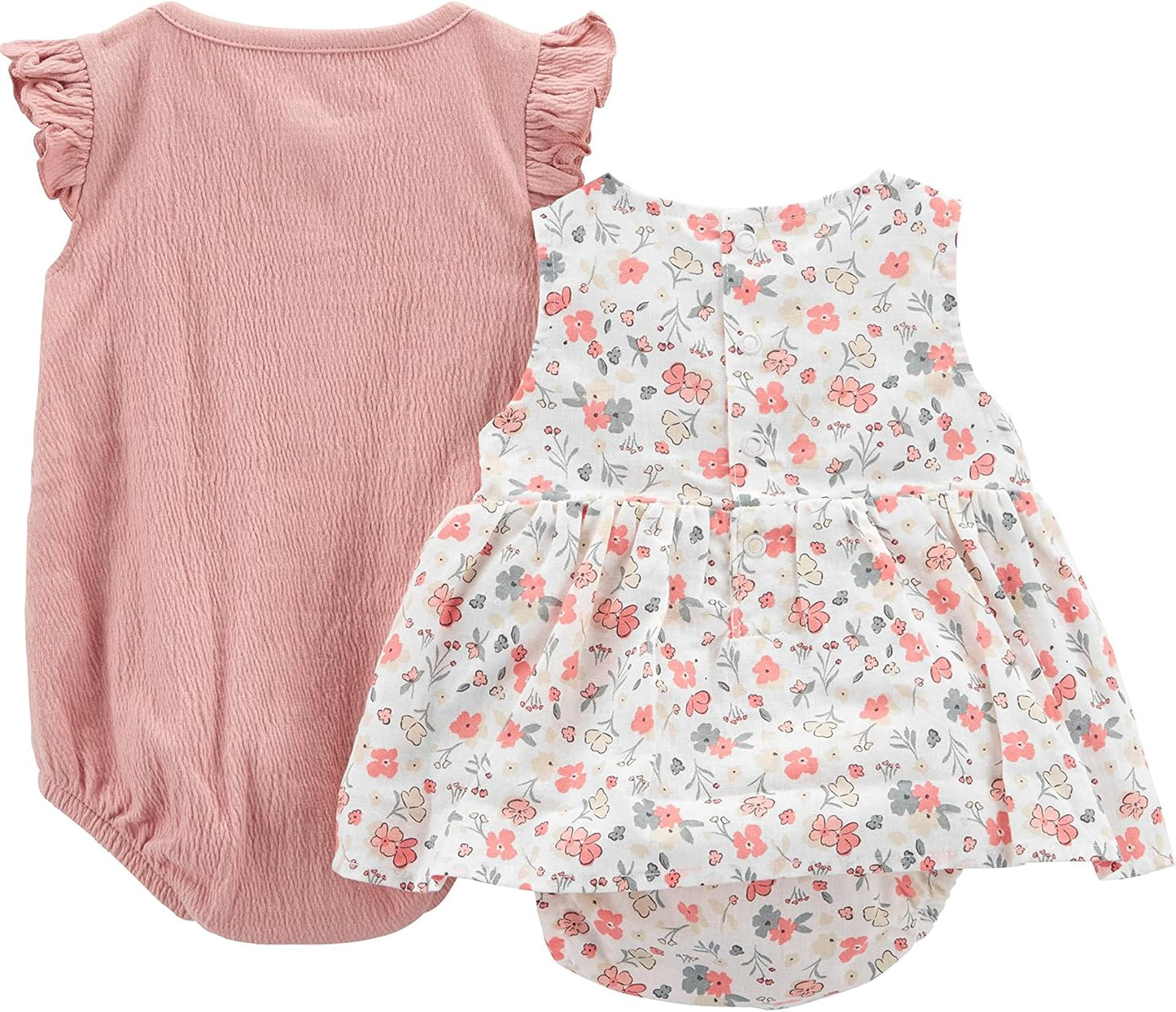 Baby-Girls 2-Pack Sleeveless Rompers