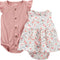 Baby-Girls 2-Pack Sleeveless Rompers