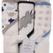 Buttons and Stitches Baby Boys 3 Pack Infant Hooded Towel, Triceratops Prints (GS71365)