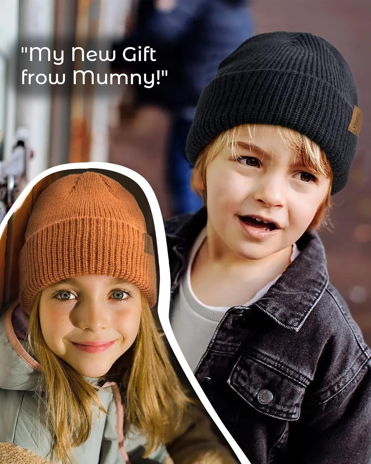 Toddler Beanie Baby Boys Girls Beanies Kids Winter Hats Children Knit Warm Caps