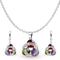 Jewelry Sets for Women Wedding Bridal Jewelry Set with Necklace and Earring for Bride Cubic Zirconia Bridesmaid Jewelry