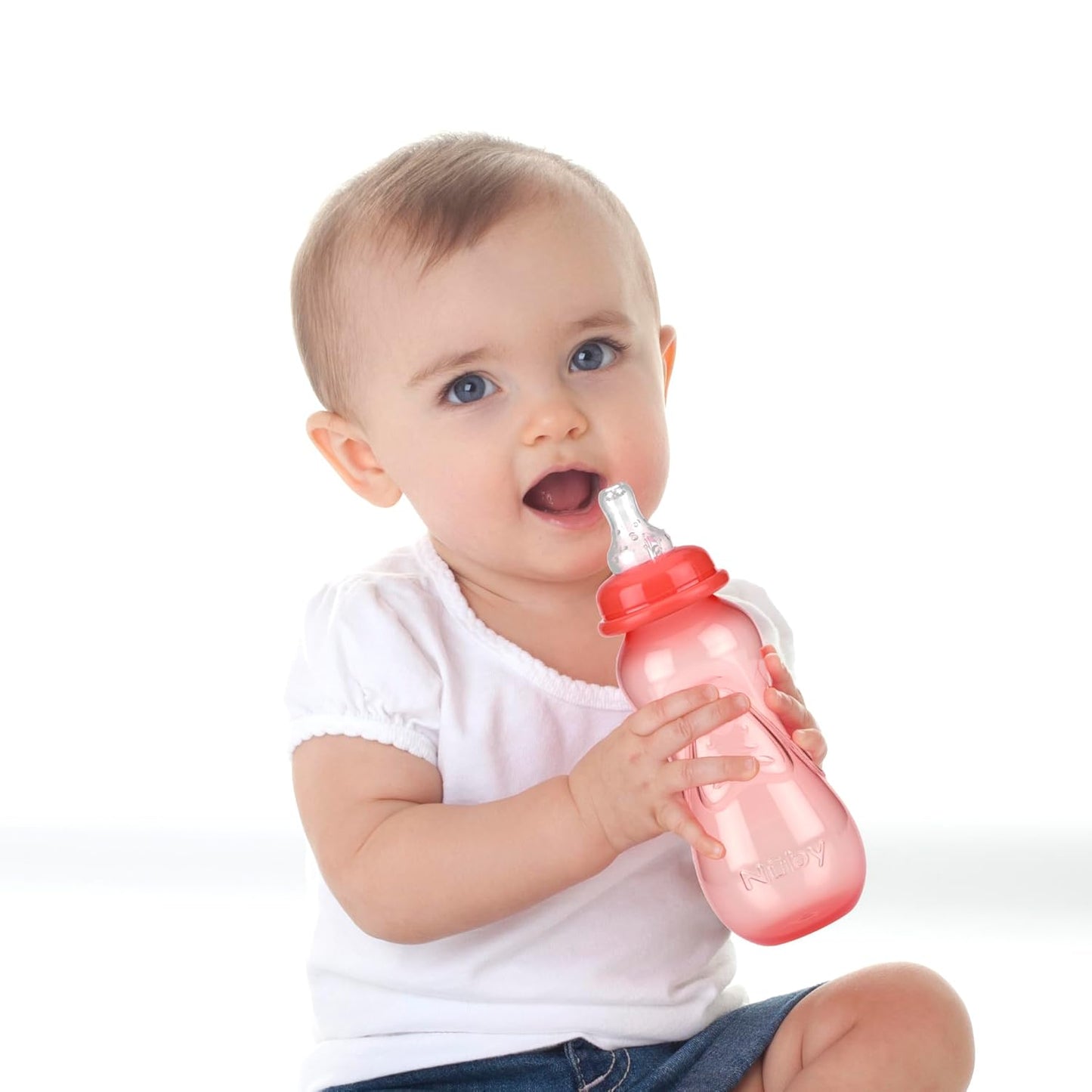 Non-Drip Standard Neck Bottles, 10 Ounce, Colors May Vary, 3 Count (Pack of 1)