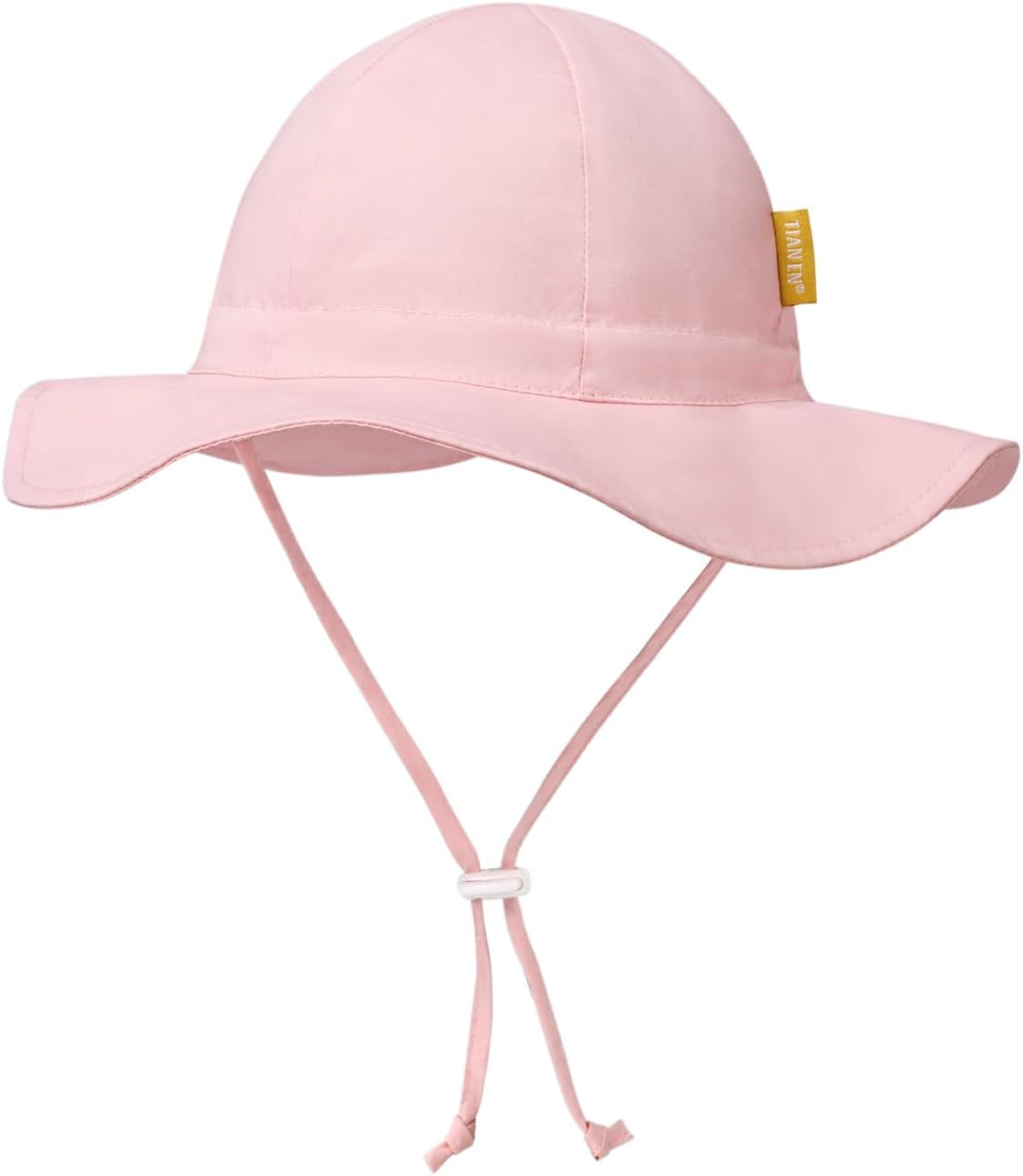 Baby Girl Sun Hat with UPF 50+ Outdoor Adjustable Toddler Beach Hat with Wide Brim Bucket Hats for Kids