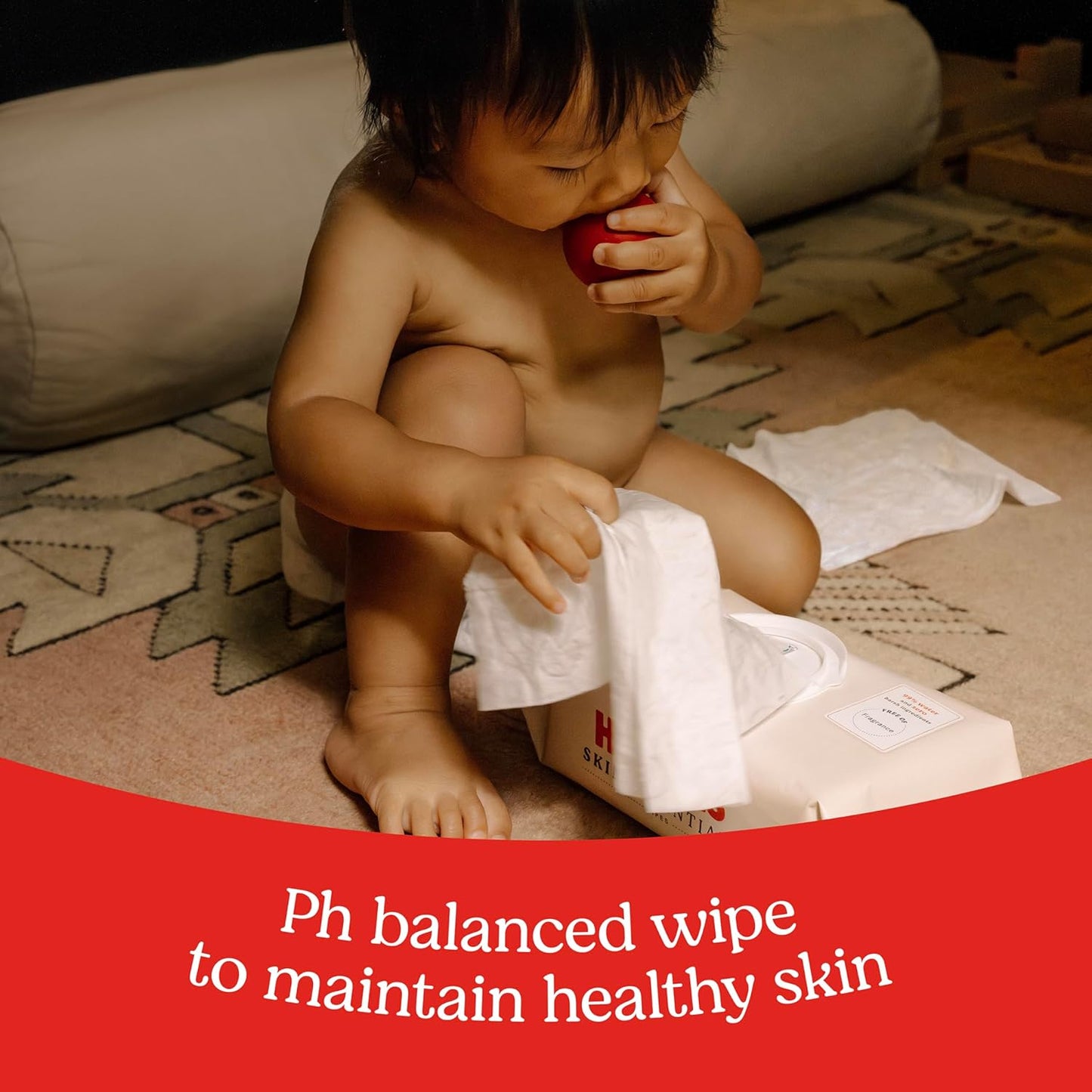 Skin Essentials Baby Wipes, Hypoallergenic, 99% Water, 6 Flip Top Packs (336 Wipes Total)
