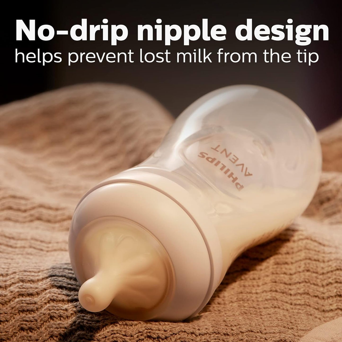 Philips Natural Baby Bottle with Natural Response Nipple, Newborn Baby Gift Set, SCD838/02