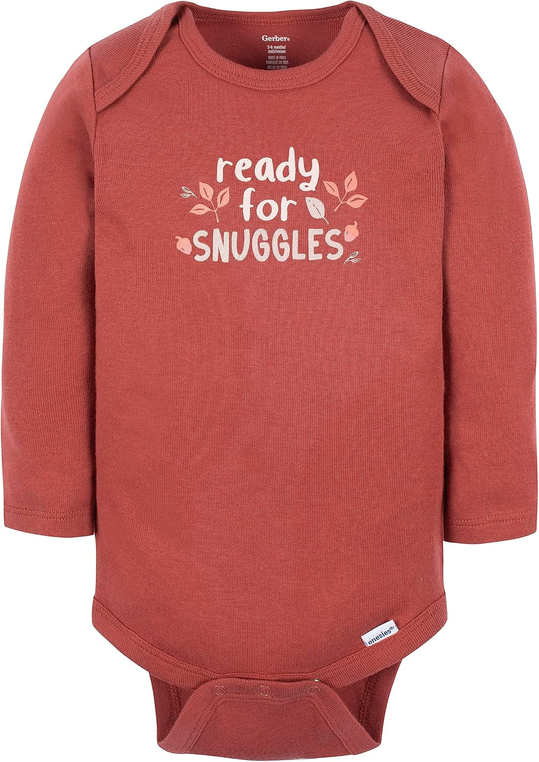 Baby Girls' 6-Pack Long-Sleeve Onesies Bodysuits