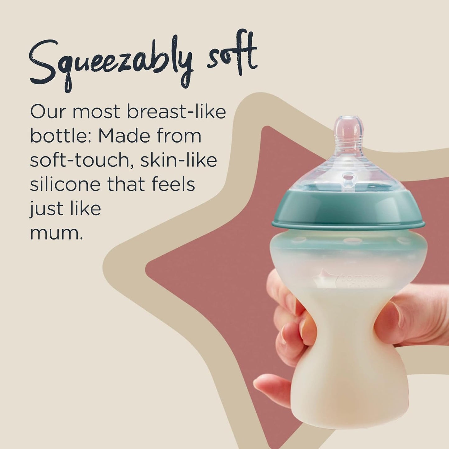 Natural Start anti Colic BPA Free Silicone Baby Bottles, 5Oz, Newborn 0+ Months, Silicone Feels like Mother'S Skin, Slow Flow Breast-Like Teat, Pack of 2