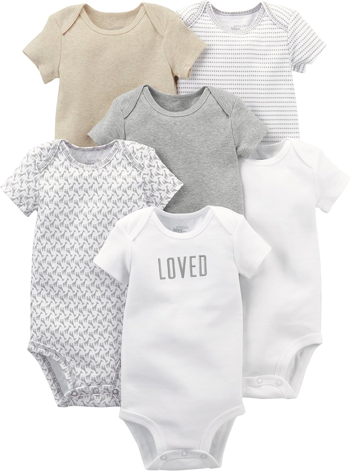 Unisex Babies' Short-Sleeve Bodysuit