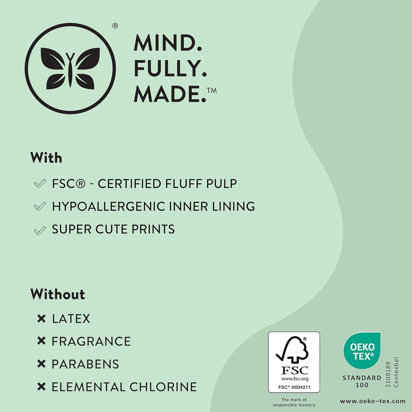Clean Conscious Diapers for Sensitive Skin | Hypoallergenic, Fragrance Free | Gender Neutral Prints | Club Box, Size 1 (8-14 Lbs), 78 Count