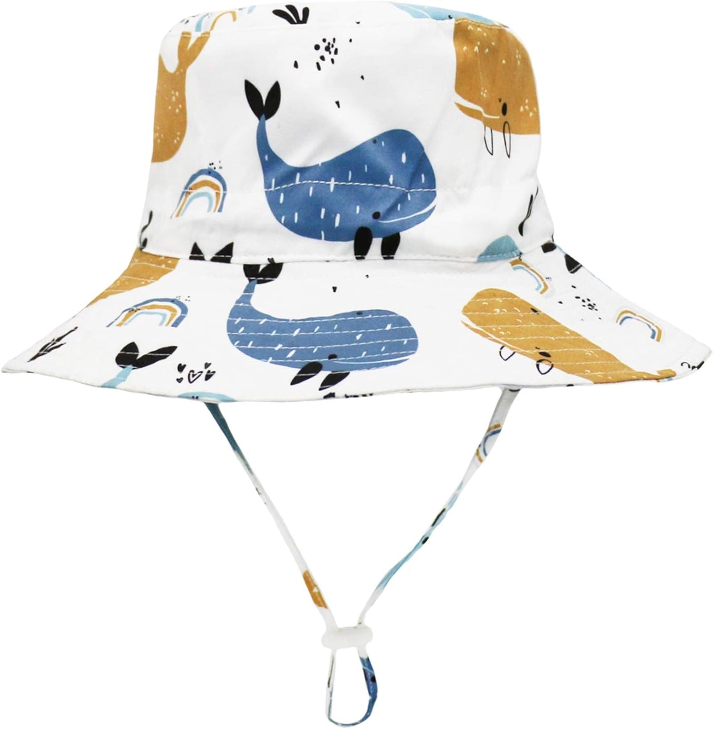 Baby Sun Hat Baby Boy Hats Toddler Hat UPF 50+ Bucket Hat for Baby Girls Infant Beach Hat with Wide Brim Kids Caps