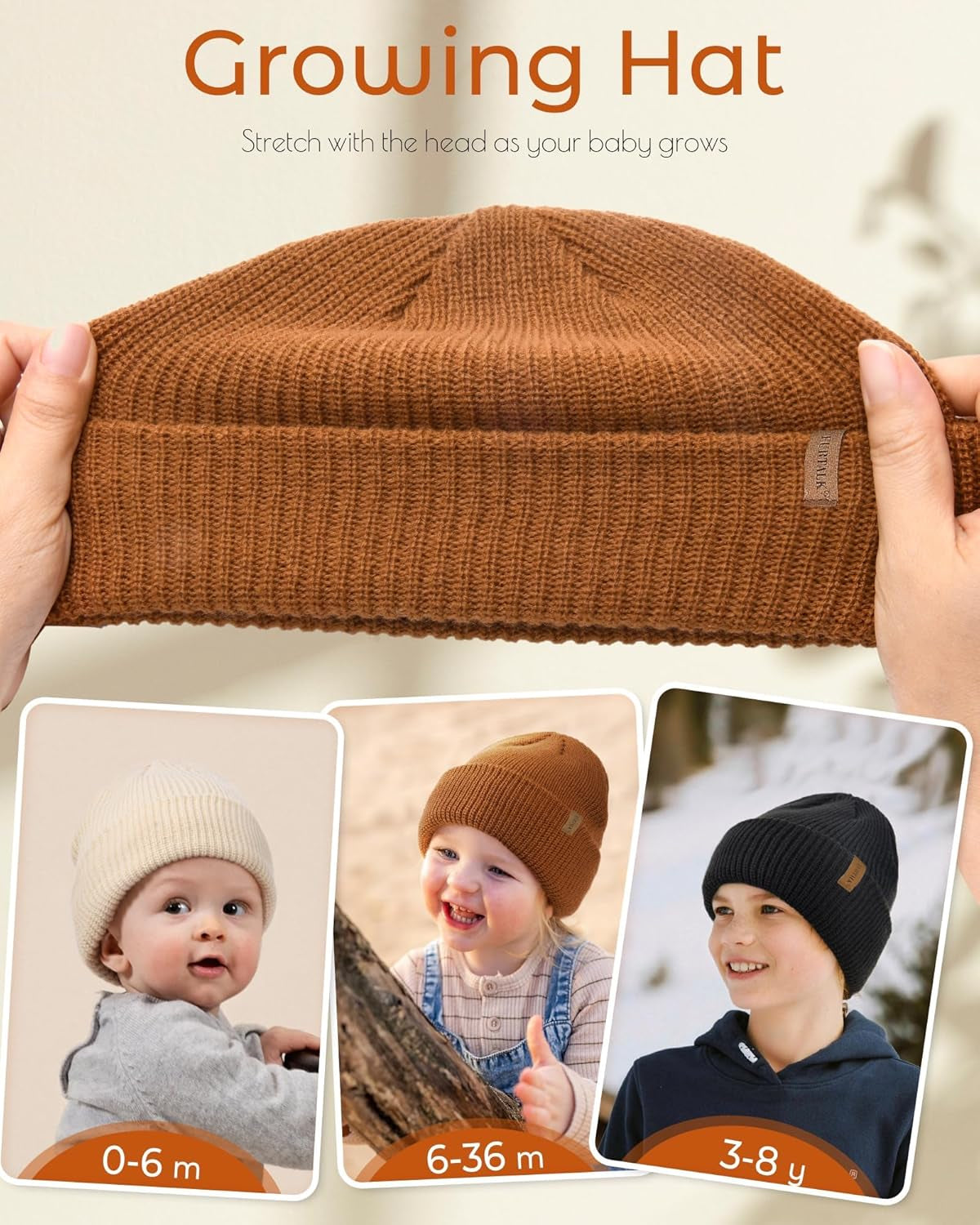 Toddler Beanie Baby Boys Girls Beanies Kids Winter Hats Children Knit Warm Caps