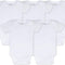 Unisex Baby Bodysuits, 5-Pack Short & Long Sleeve One-Pieces, 100% Organic Cotton Bodysuit