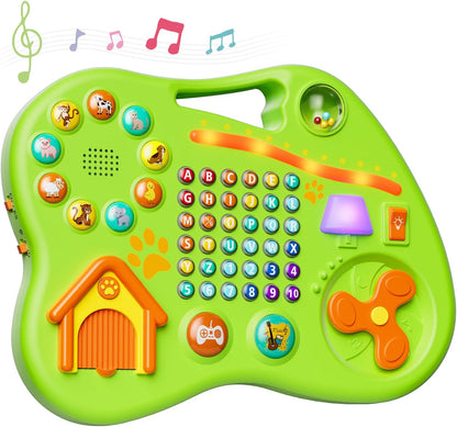 9-In-1 Bilingual Educational Toy for 1 Year Old Girl Boy, Montessori Musical Toys for Toddlers 1-3, Learning Baby Toy 6-12-18 Month Age, First Christmas 1St Birthday Gifts for 1-2 Year Old