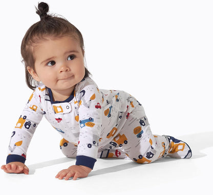 Baby Boys' 4-Pack Sleep 'N Play Footies