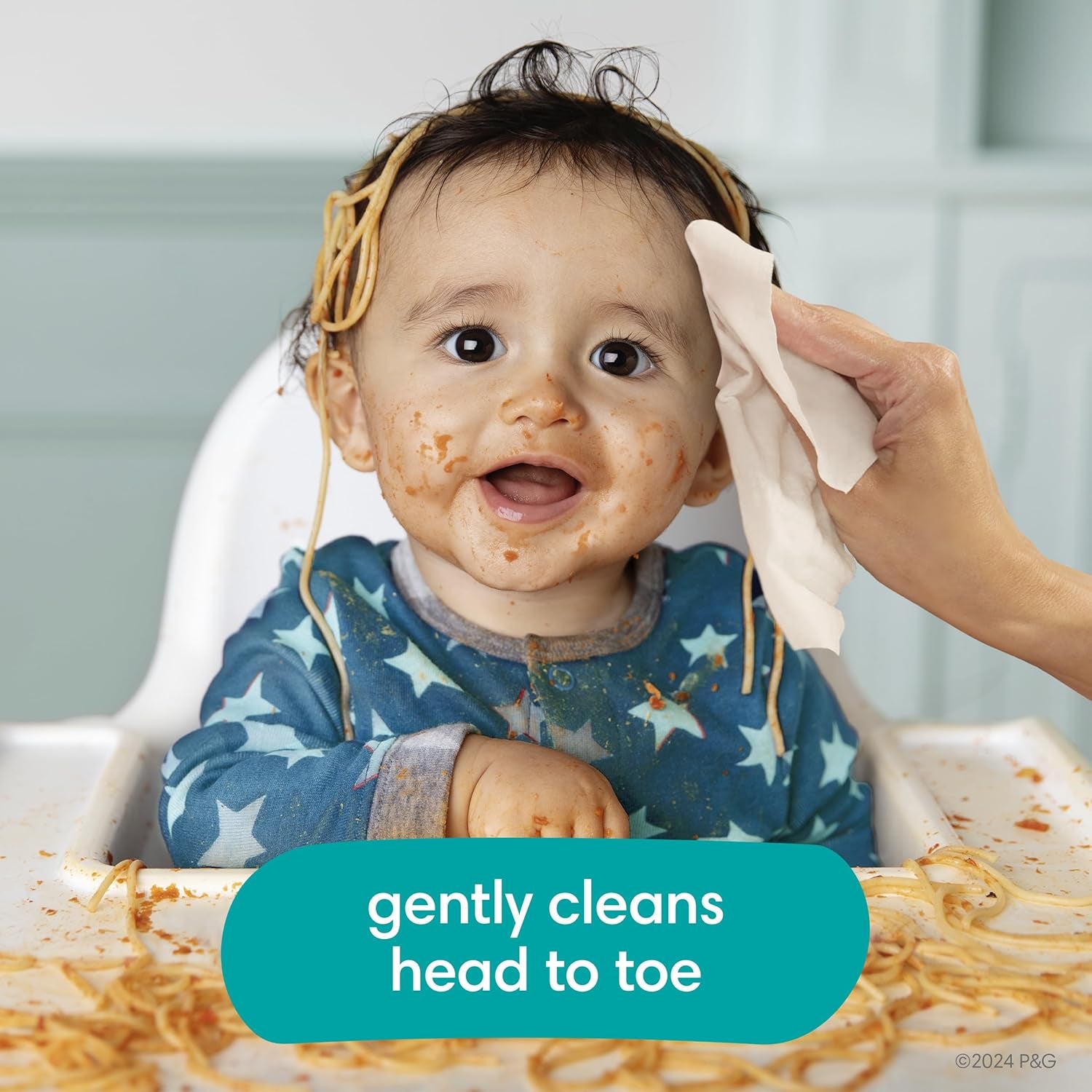 Baby Wipes, Complete Clean Baby Fresh Scented Wipe, Gently Cleans Head to Toe, 864 Total (12 Flip-Top Packs)