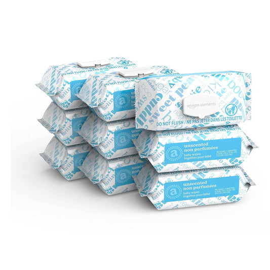 Unscented Baby Wipes, 810 Count, Flip-Top Packaging