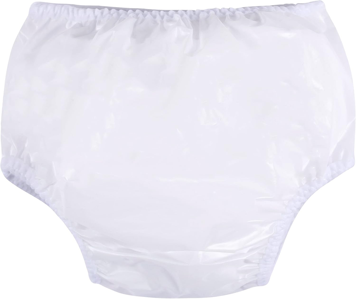 Unisex Baby Toddler 8 Pack Waterproof Diaper Cover, White, 2T