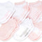 Unisex Baby Socks Ankle or Crew Height Made with Soft Organic Cotton, 6 Packs with Non-Slip Grips for Babies