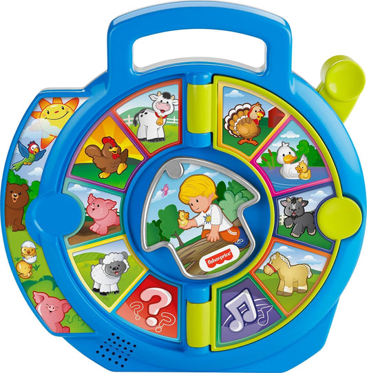 Little People Toddler Learning Toy World of Animals See ‘N Say with Music and Sounds for Ages 18+ Months