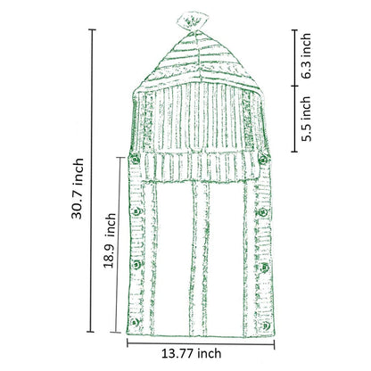 Newborn Baby Wrap Swaddle Blanket Knit Sleeping Bag Receiving Blankets Stroller Wrap for Baby (Beige) (0-6 Month)