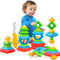 Montessori Toys for 1 2 3 4 5 Year Old Boys Girls Toddlers Preschool Learning Activities 30Pcs Building Blocks Stacking Educational Toys STEM Sensory Toys Gifts for Kids Age 1-2 2-4