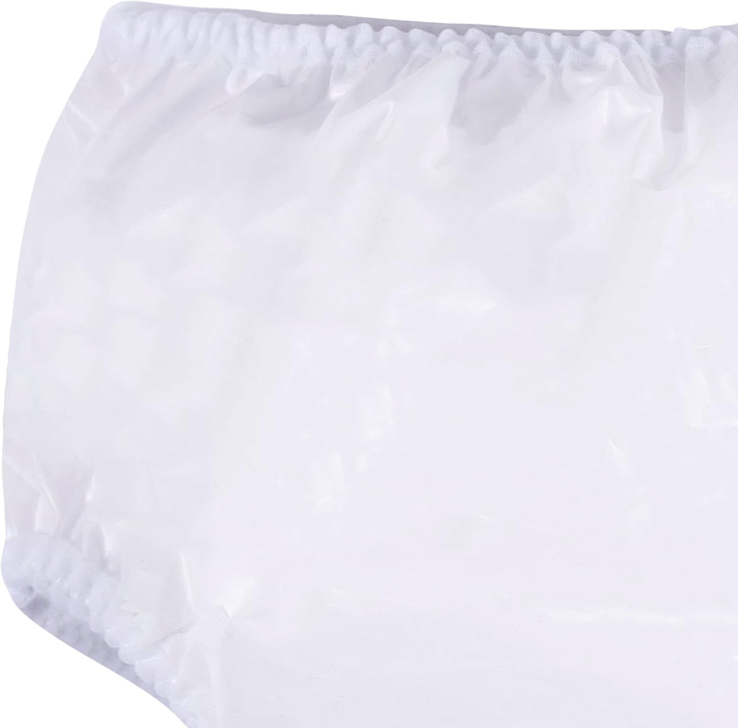 Unisex Baby Toddler 8 Pack Waterproof Diaper Cover, White, 2T