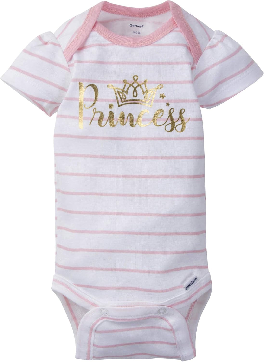 Baby Girls' 5-Pack Short Sleeve Variety Onesies Bodysuits