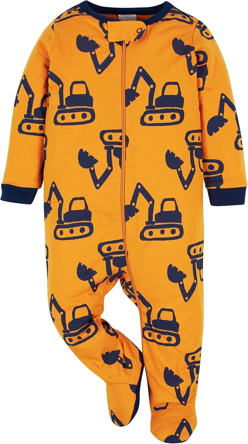 Baby Boys' 4-Pack Sleep 'N Play Footies
