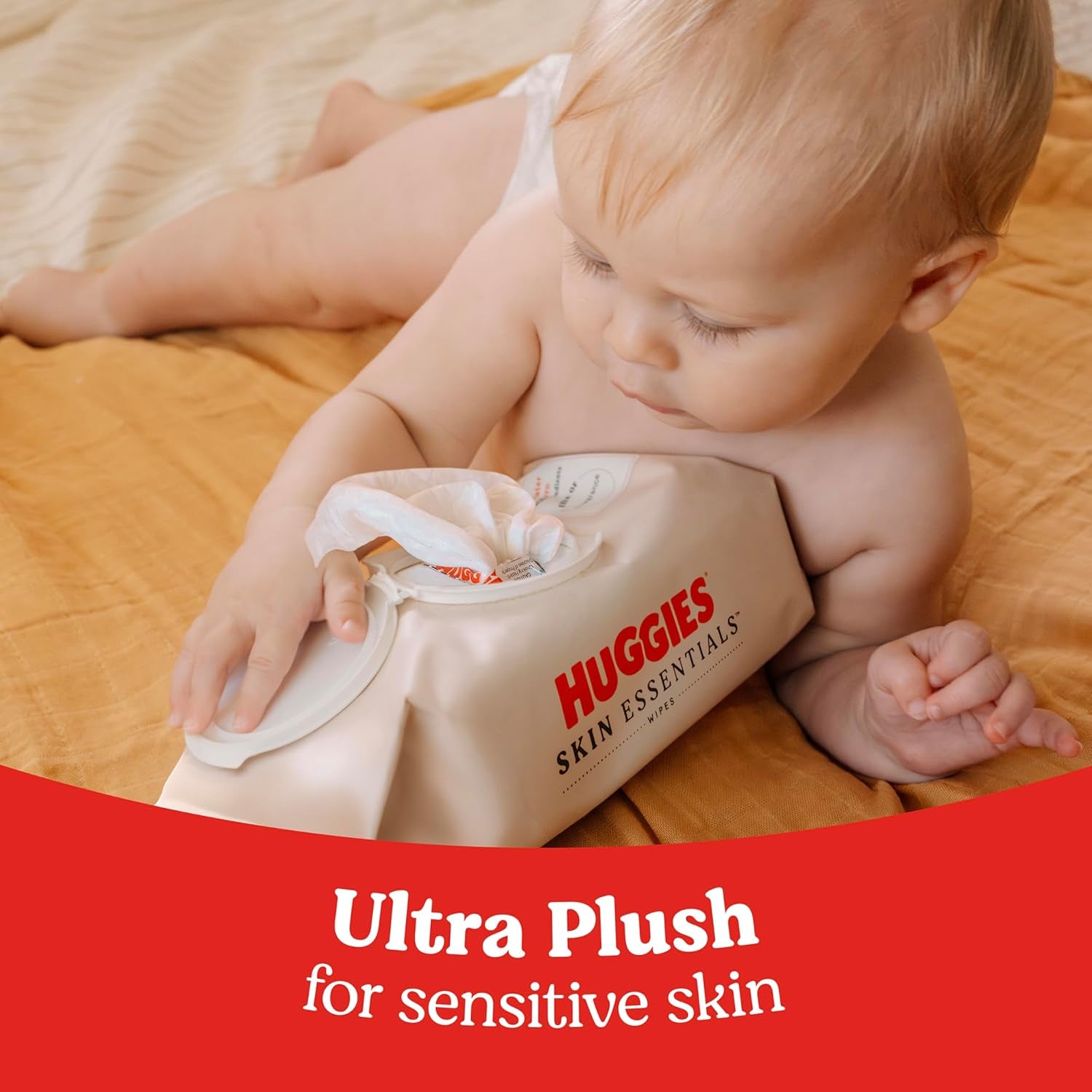 Skin Essentials Baby Wipes, Hypoallergenic, 99% Water, 6 Flip Top Packs (336 Wipes Total)
