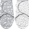 Baby Swaddles 0-3 Months for Boy Girls, Baby Swaddle, Newborn Swaddle, Cotton Swaddle Blanket, Baby Essentials, Lovely Grey Print, 2 Pack