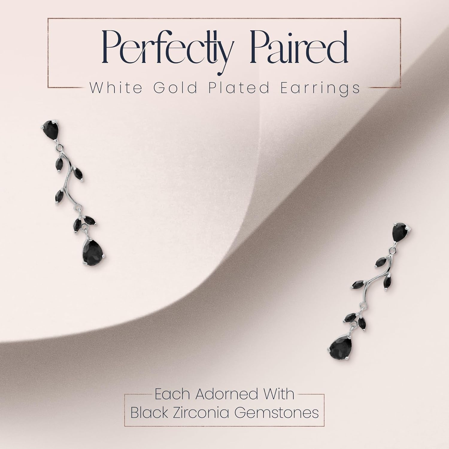 Jewelry Sets Zirconia Crystals Teardrop Necklace and Earrings Set Costume Jewelry for Women Wedding Party White Gold Plated