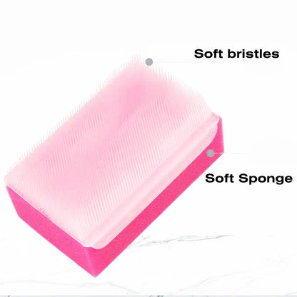 Baby Bath Sponges for Newborns - Baby Cradle Cap Brush - Cradle Cap Comb for Babies (Pack of 6) (Mixed Color A)