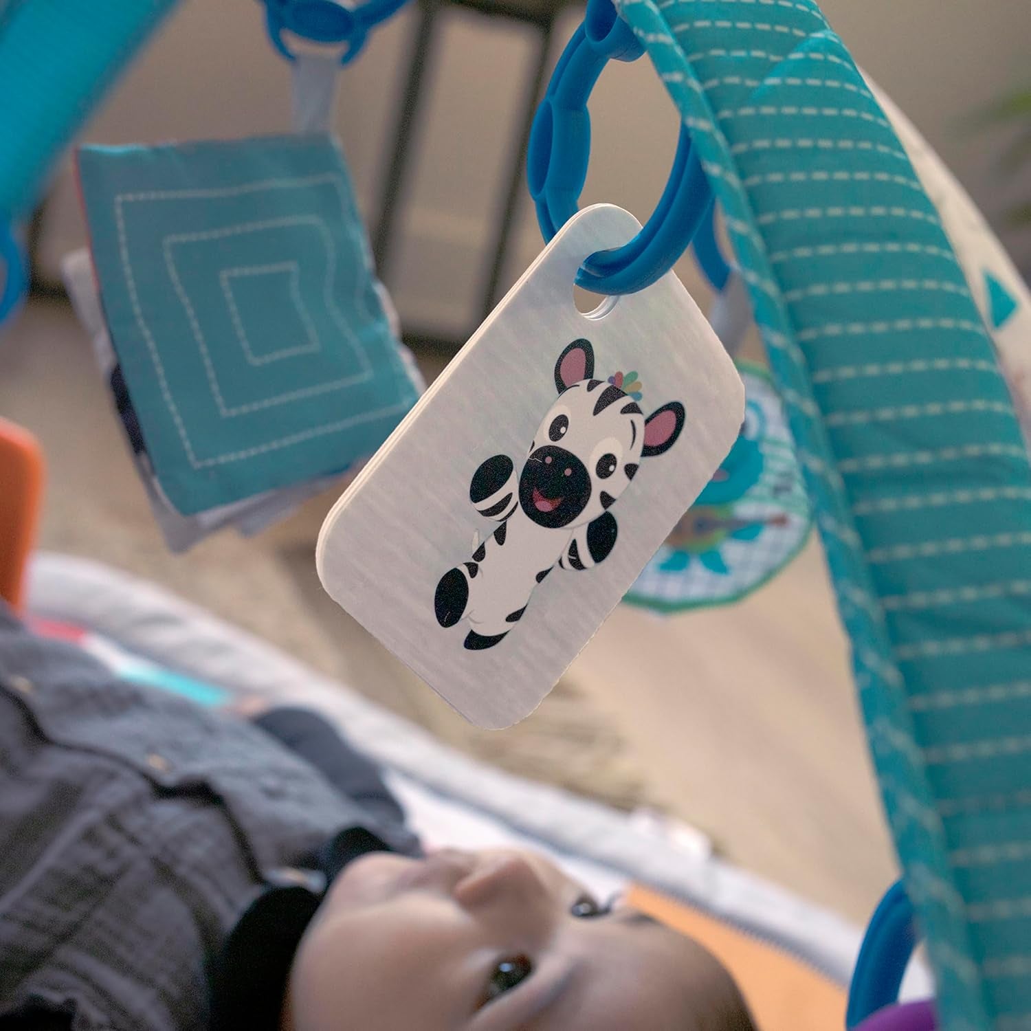 4-In-1 Kickin' Tunes Music and Language Play Gym and Piano Tummy Time Activity Mat