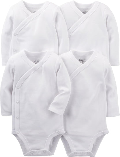 Unisex-Baby 4-Pack Side Snap Bodysuit